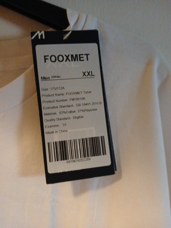 New Fooxmet Active Short Sleeve Quick Dry T Shirt For Men XXL high quality gallery