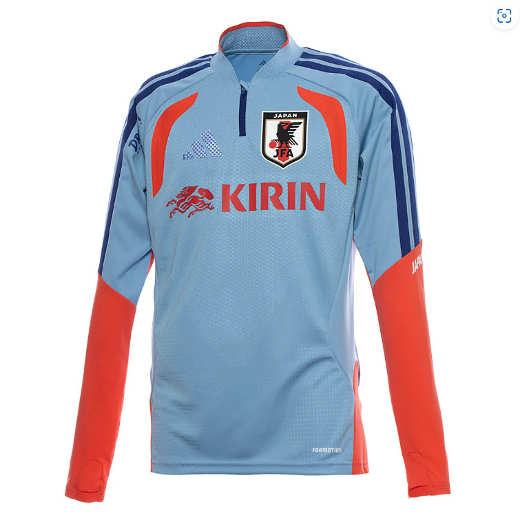 Adidas Japan National Team 2026 Pro Training Top Ash Blue KL0869 Jersey gallery
