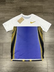 Men Nike 2025 Pro Elite Track & Field T-Shirt White Purple RARE FZ6886-731 Sz M