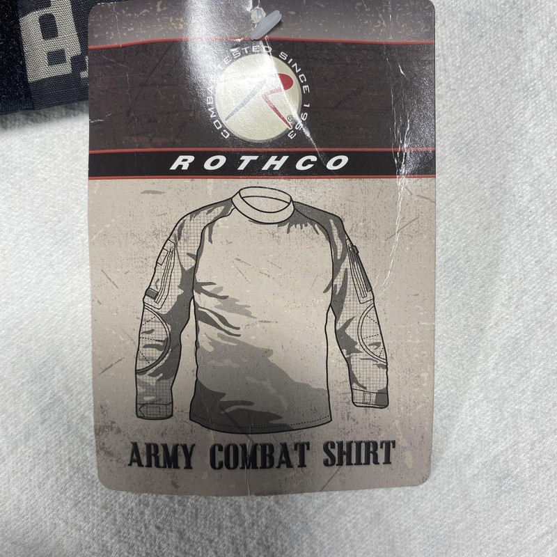 Rothco Army Combat Shirt Mens Medium Black Urban Digital Camo Tactical Military gallery