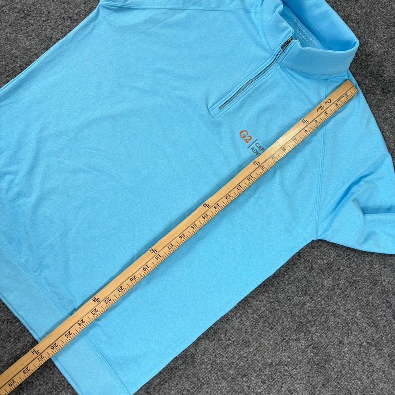 Holderness Bourne Dry Luxe Performance 1/4 Zip Pullover Size Medium Tailored Fit gallery