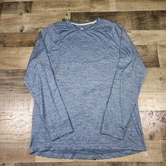Berkley Jensen Active Wear Stretch Polyester/Spandex Longsleeve Shirt w/Zip…