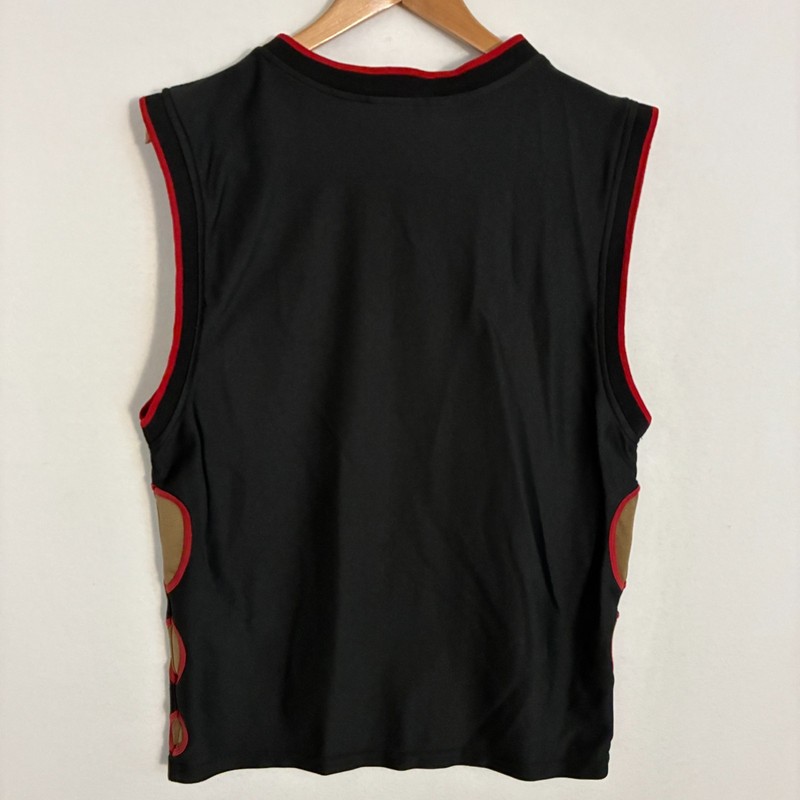 Vtg Split Basketball Jersey Mens M Sleeveless Embroidered Skater Grunge Surf Y2K gallery