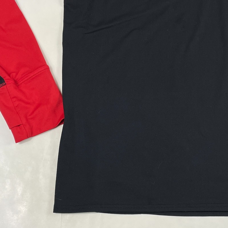 Brooks Shirt Mens Large Red 1/4 Zip Pullover Running Golfing Workout Gym Stretch gallery