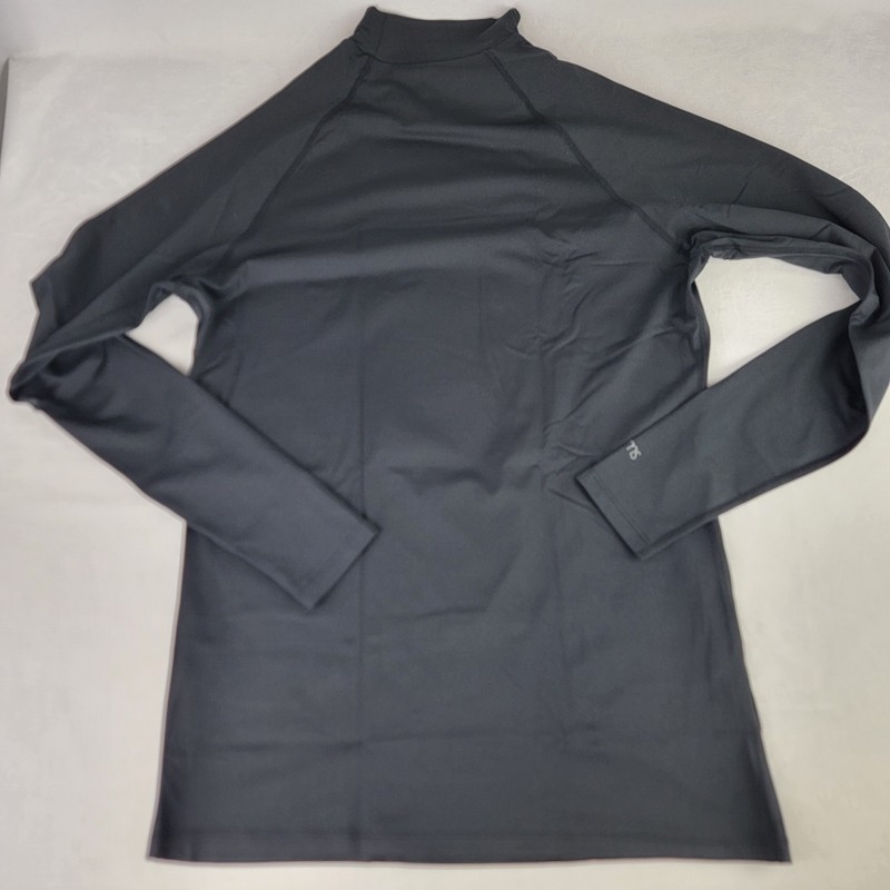 SParms Sun Protection Body Warm High Neck Longsleeve Golf Mock Black L NEW gallery