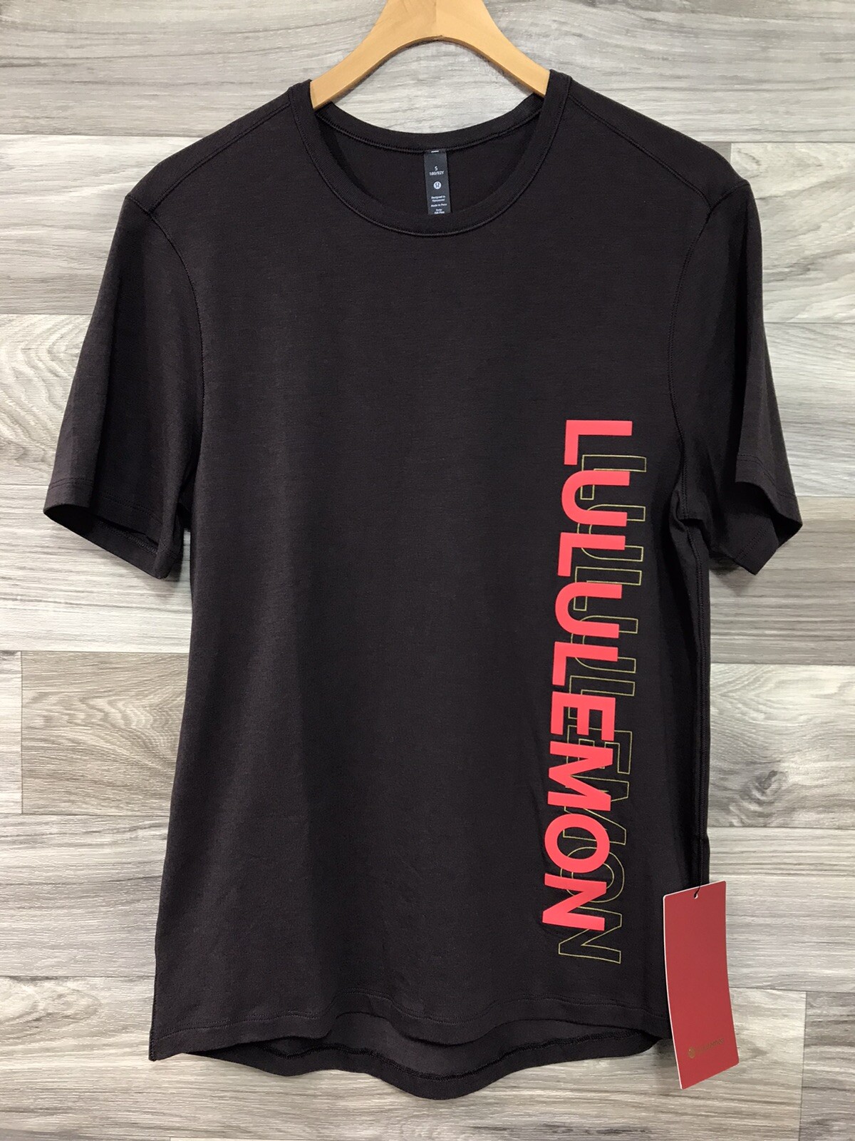 Lululemon 5 Year Basic Tee Logo Lunar New Year Size S 🤎❤️ French Press 75203 gallery