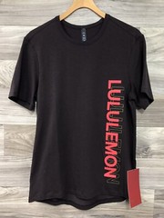 Lululemon 5 Year Basic Tee Logo Lunar New Year Size S 🤎❤️ French Press 75203