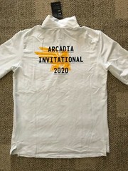 Nike Dry Top Shirt Arcadia Invitational 2020 1/2 Zip Running White Men’s M