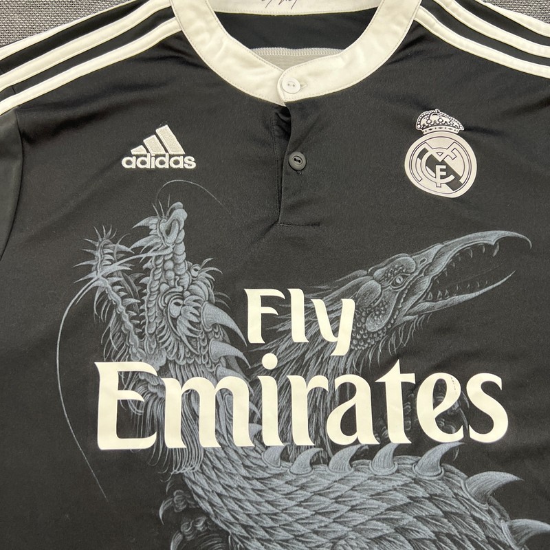 Real Madrid 2014 2015 Third Toni Kroos Football Jersey Large Dragon Yamamoto gallery