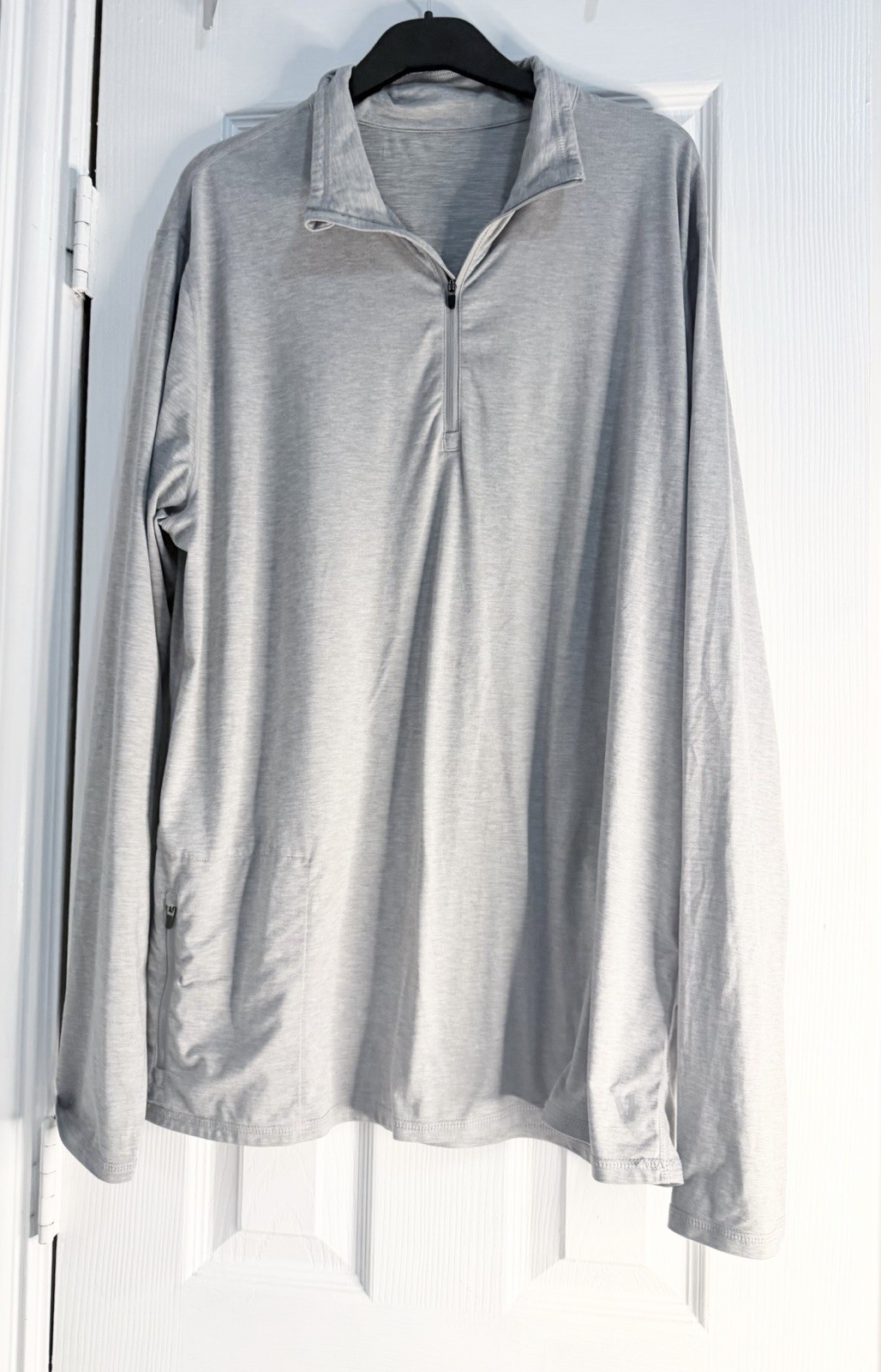 Vuori Pullover Mens XL Grey Ease Performance Half Zip 2.0 Training Gym gallery