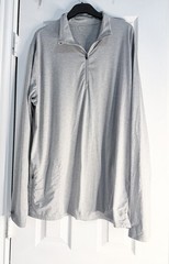 Vuori Pullover Mens XL Grey Ease Performance Half Zip 2.0 Training Gym