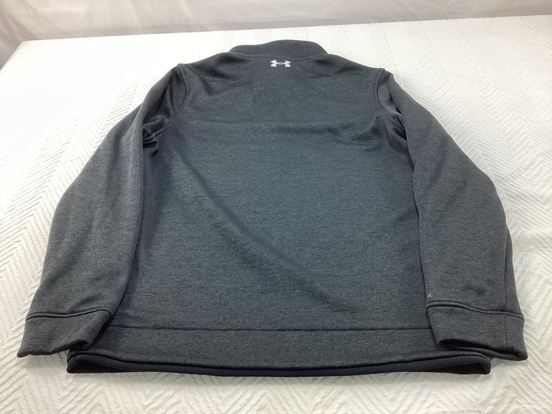 Under Armour 1/4 Zip Mens Small Black Storm Pullover Golf gallery
