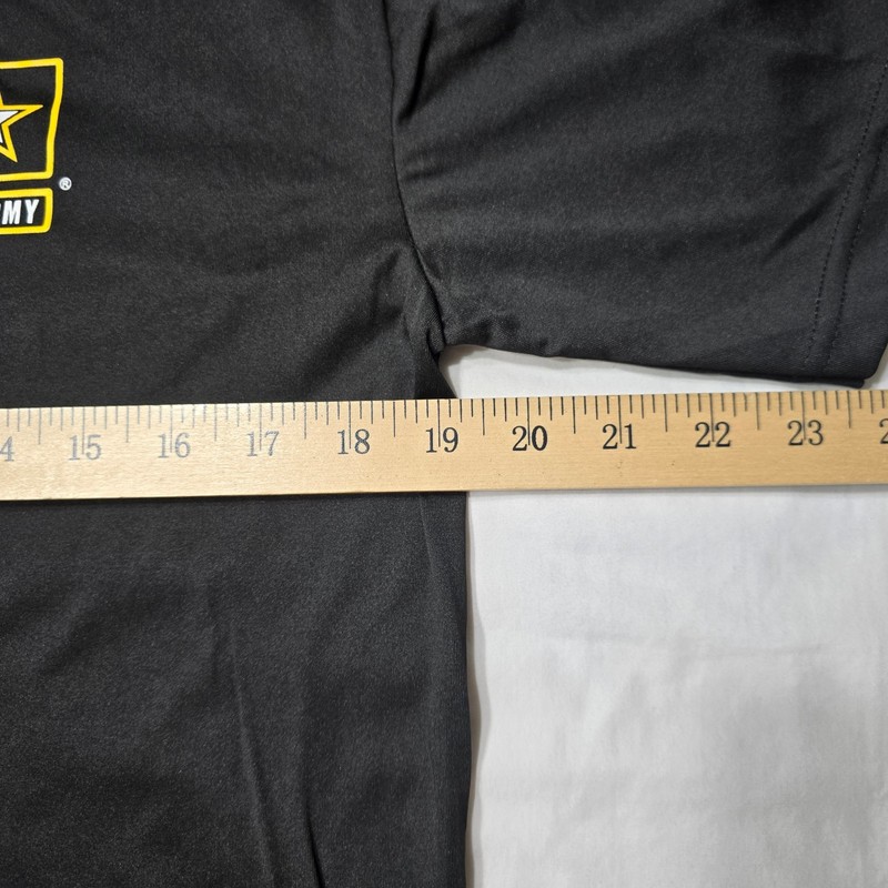 US Army PT Physical Fitness Uniform Performance Black T Shirt Adult Small gallery