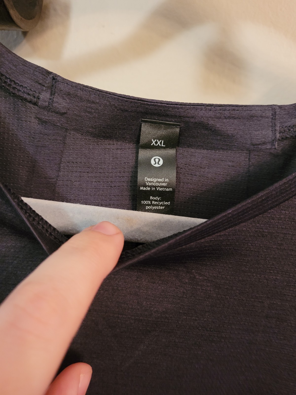 Lululemon Fast Free Long Sleeve Size XXL Heathered Graphite Grey NEW with tags gallery