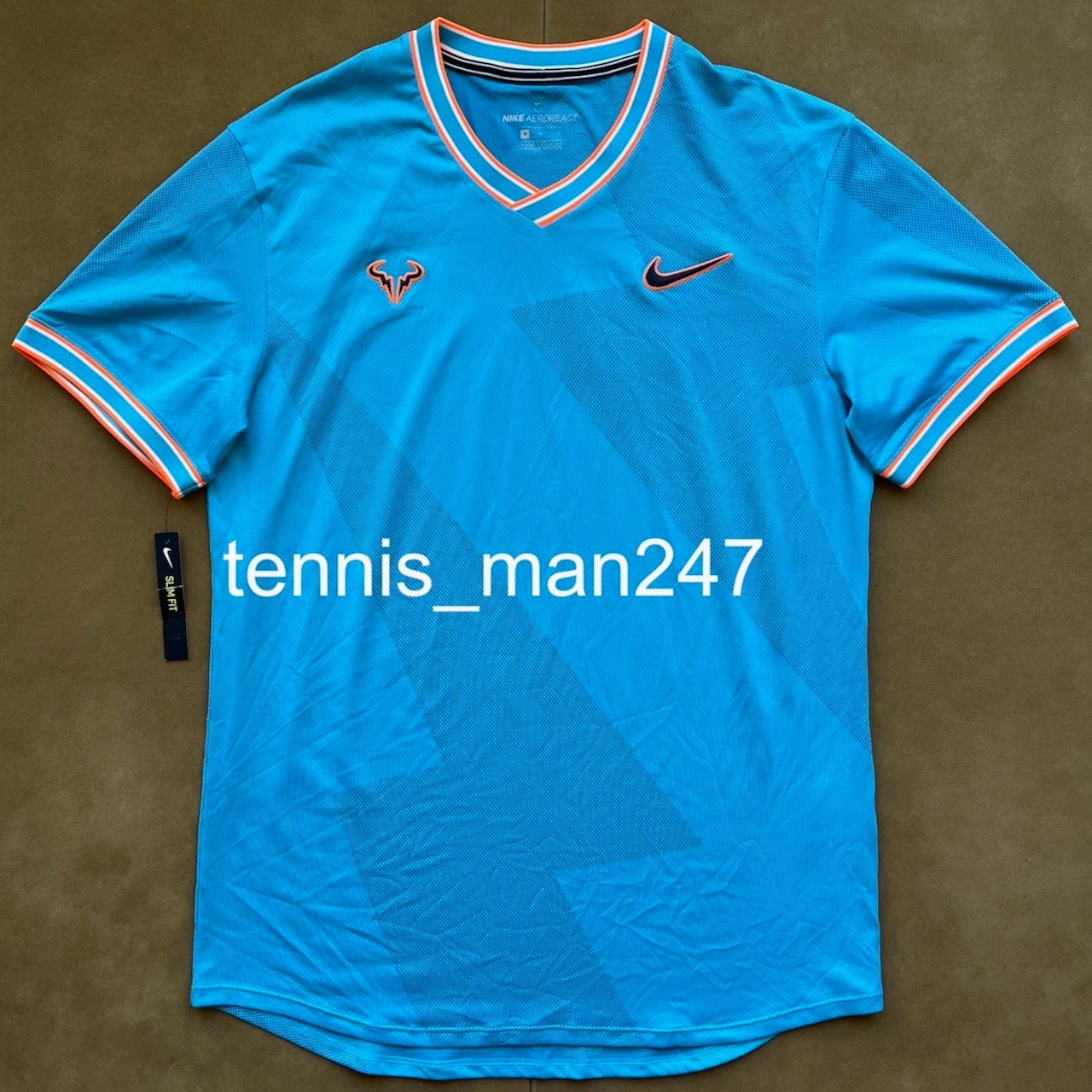 Nike Rafa Nadal 2019 Monte Carlo Madrid Rome Tennis Shirt Cage 3 Bull Federer gallery
