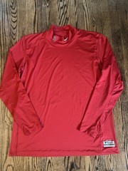 Nike Red Long-Sleeve Performance Top with Boston Red Sox Logo Size XXL