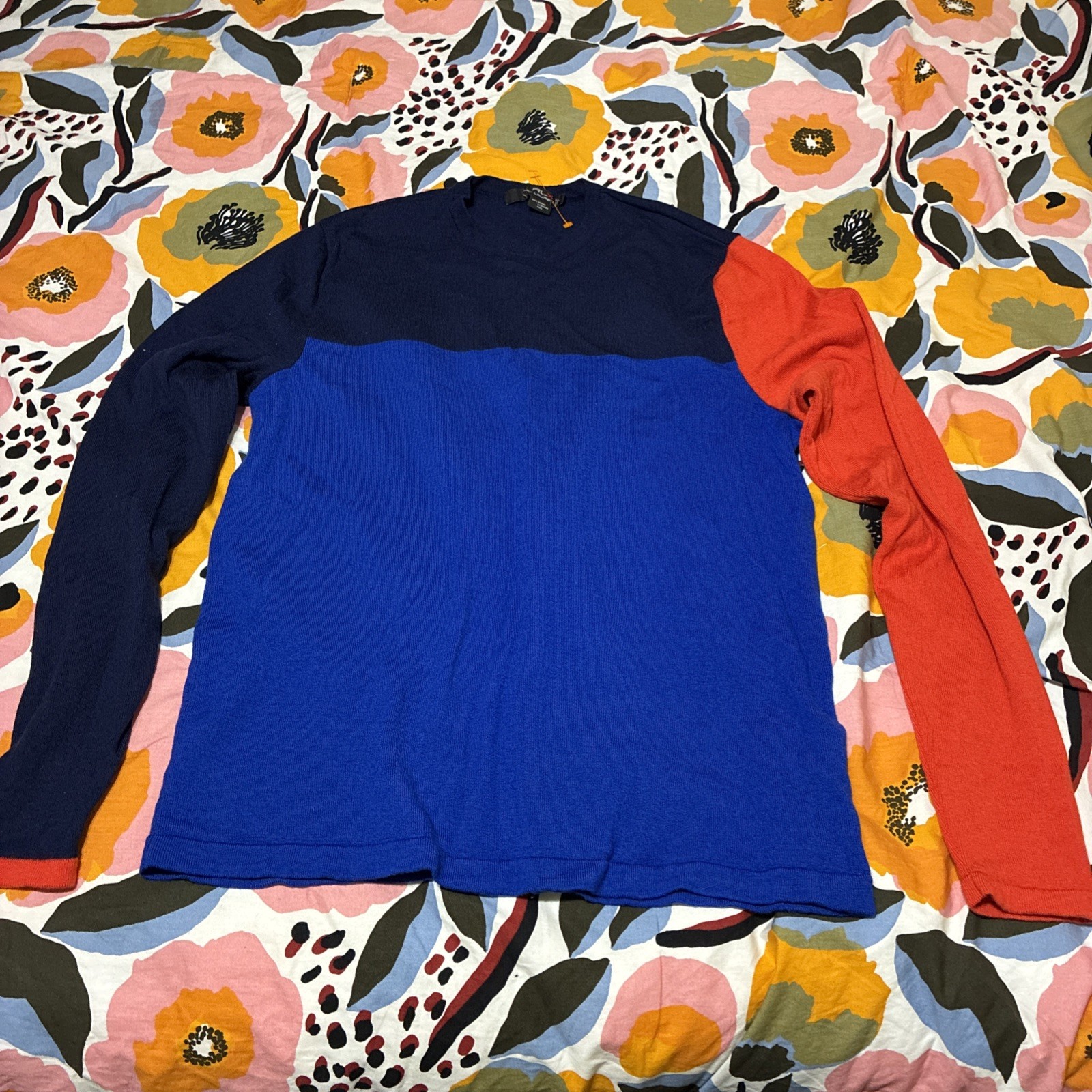 RLX 67Ralph Lauren Long Sleeve Pullover Sz L Multi Color No Returns gallery