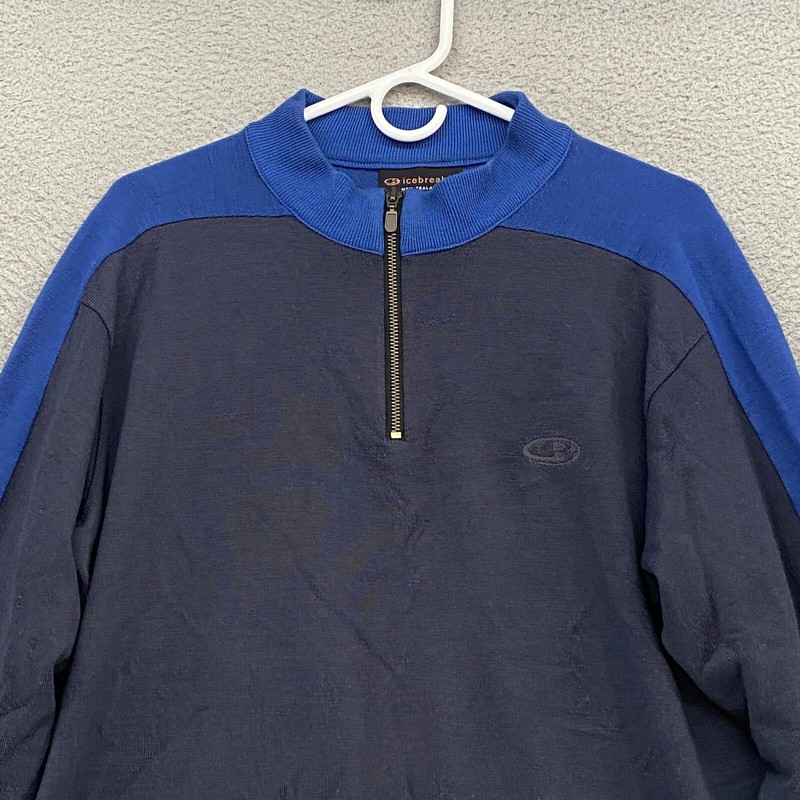 Icebreaker Merino Pullover Mens Medium Merino Wool Baselayer Midweight Sport gallery