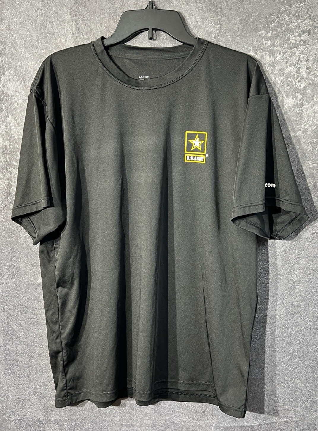 U.S. Army Physical Fitness Uniform T-Shirt Black Performance Mens Large gallery
