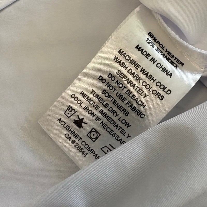 FootJoy Men's White Lisle Polo Shirt Napa Valley Coniglio Wines Size XXL Golf gallery