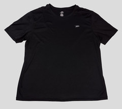 Pro Player Men Large Athletic Shirt – Wicking Short Sleeve Black Workout Running