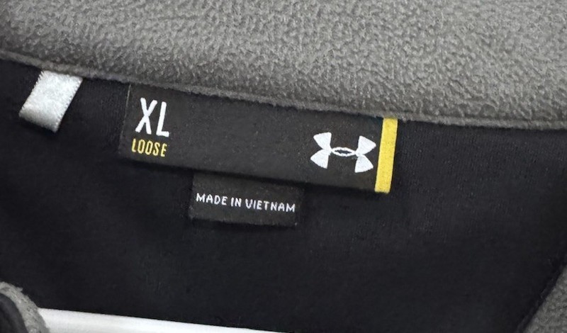 Under Armour men's extra-large loose zip down pullover gallery