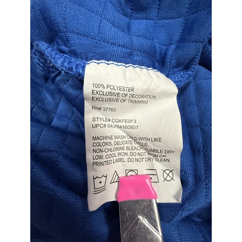 Callaway Golf Blue Quarter Zip Pullover Performance Stretch Active Layer Large gallery