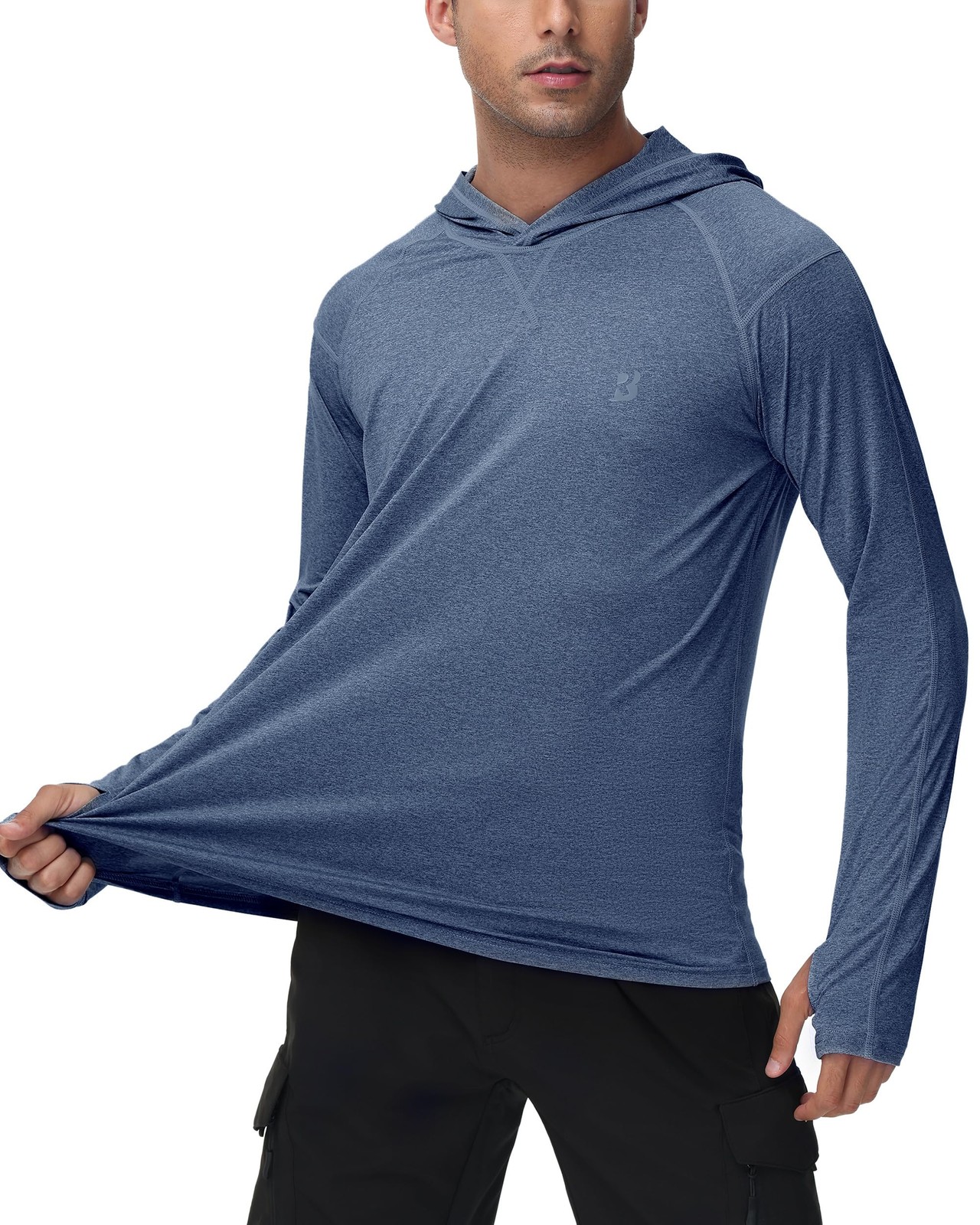 UPF 50+ Fishing Shirts for Men Long Sleeve UV Sun Protection Hoodie Outdoor H... gallery