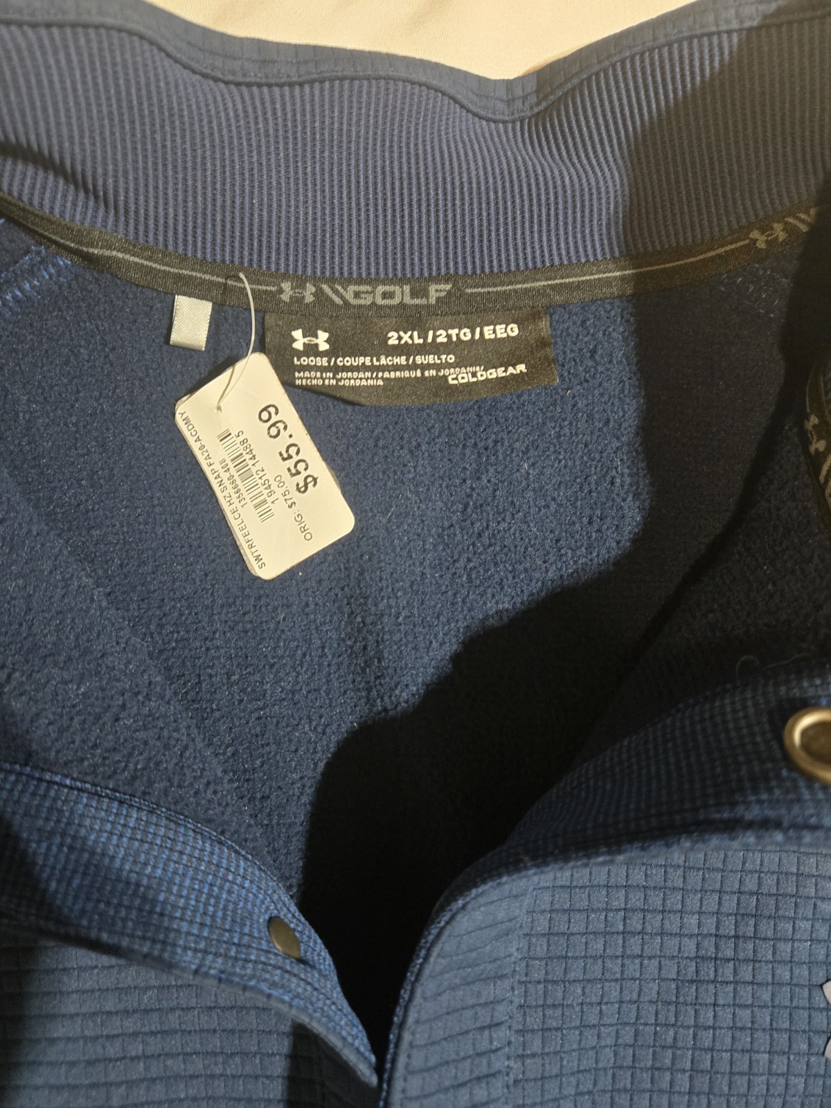 Mens Under Armour 1/4 Button Pullover SEE PICTURES FOR IMPERFECTION gallery
