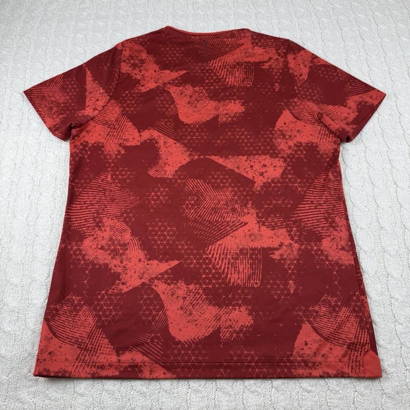 Under Armour UA Rush Tee Shirt Mens Large Red Orange HeatGear Athletic Celliant gallery