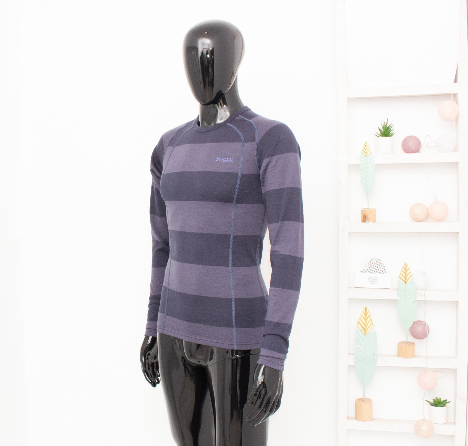 Bergans Fjellrapp Merino Base Layer Top Long Sleeve 100% Wool Thermo Men's S gallery