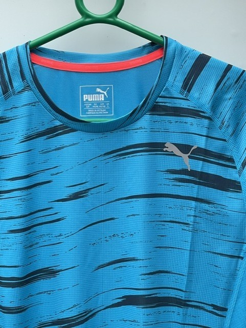 Men's Puma Graphic Training Polyester Football/Gym Blue T-Shirt P6 RRP £29.99 gallery
