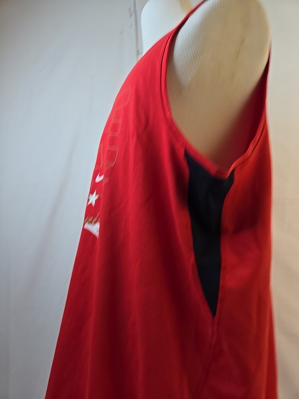 Sz XL Nike Basketball Jersey. Red Tank Top DriFit, Hoop Champions New gallery