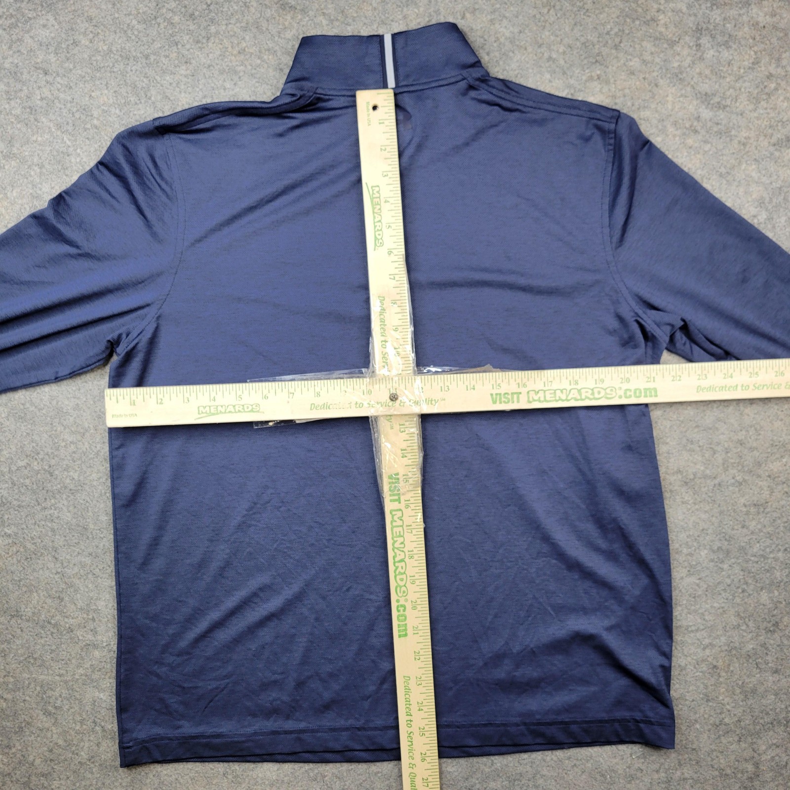 Under Armour Pullover Mens Large Blue Golf 1/4 Zip Long Sleeve Athletic Top gallery