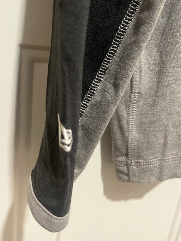 New Era Cap Brand 1/4 Zip Pullover Top - Gray/Black - Mens XL - NWT gallery