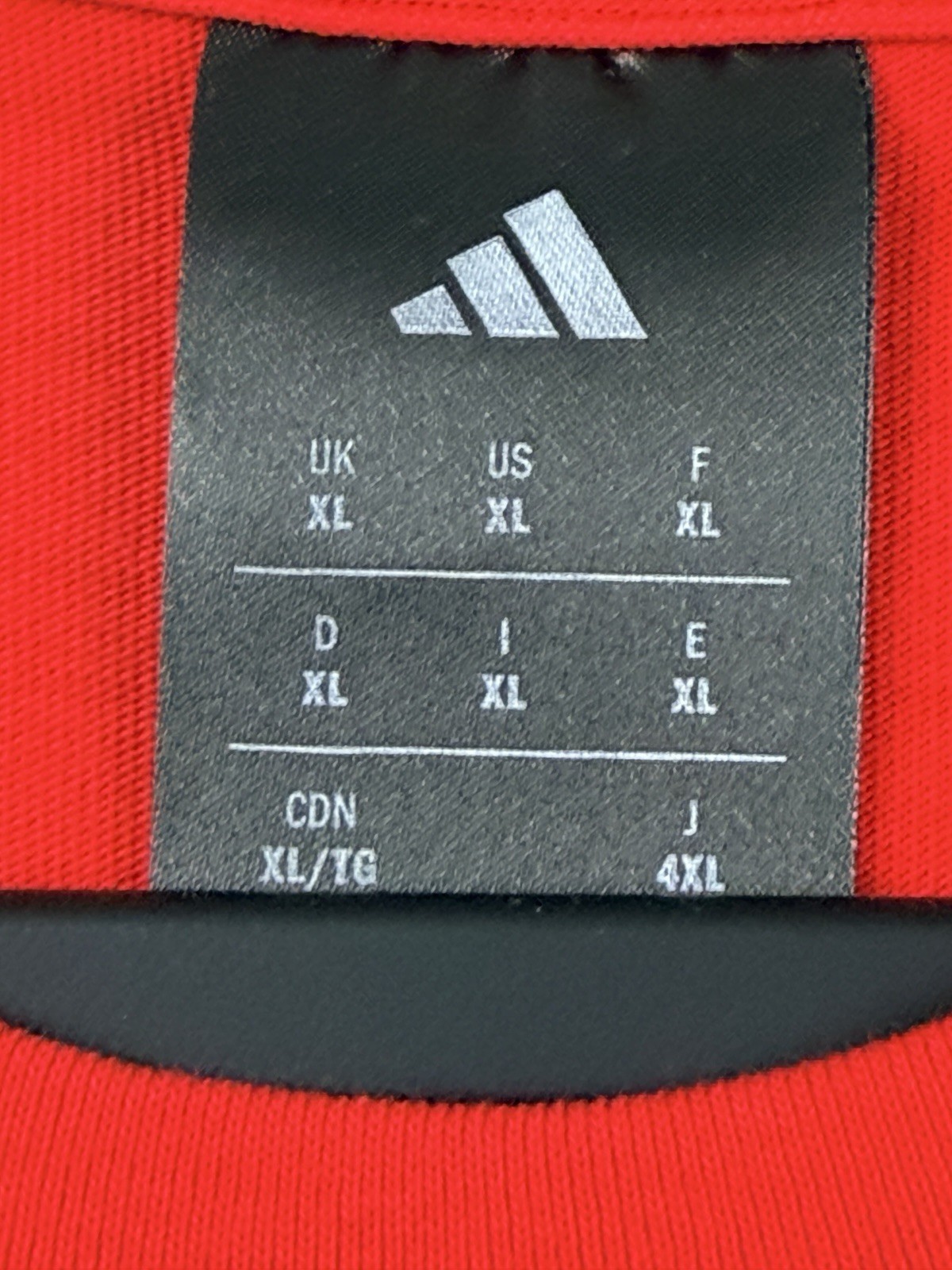 Adidas Train Essentials T-Shirt Mens Large Red Tee Performance Gym NWOT JF1095 gallery
