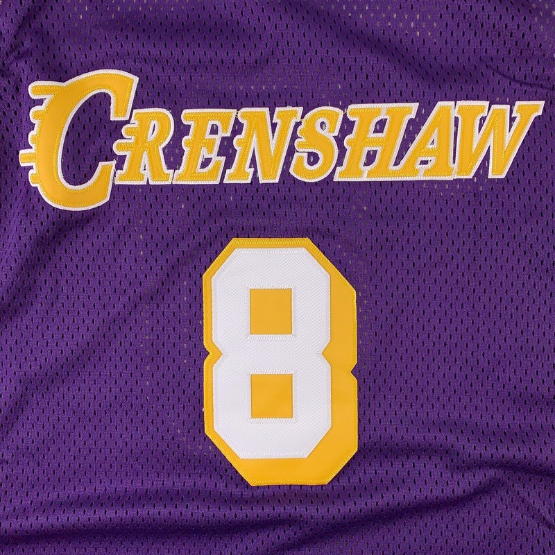 Headgear Classics Men's Medium Purple Crenshaw Kobe Bryant 8 Basketball Jersey gallery