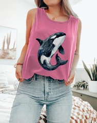 Orca Killer Whale Tank Top Marine Biologist Ocean Life Gift
