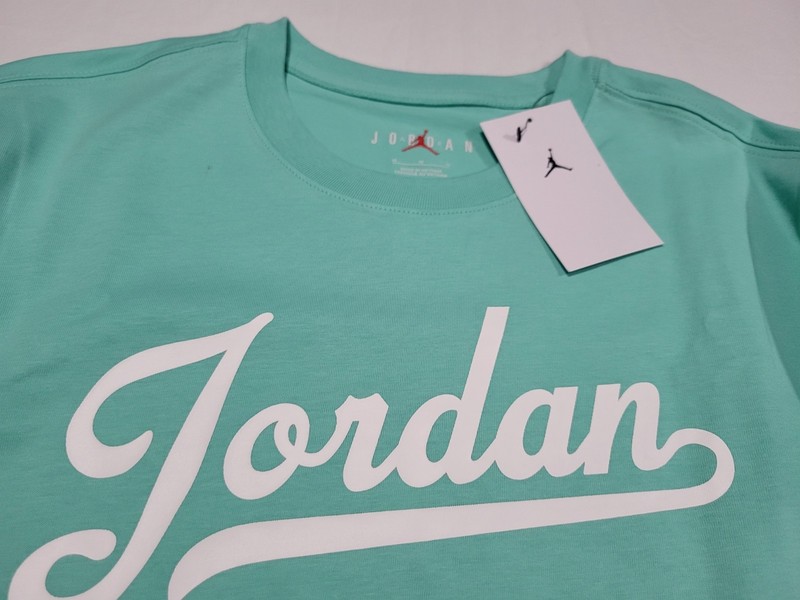 Nike Air Jordan Cursive Logo North Carolina UNC Shirt FN5958-349 SZ Medium gallery