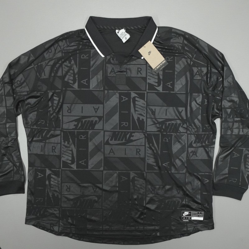 Nike Air Long Sleeve Jersey Black Men's Size 2XL-Tall HM8987-010 $80 gallery