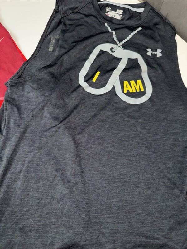 Lot Of 4 Under Armour Nike Men’s Logo Tank Top Sz S gallery