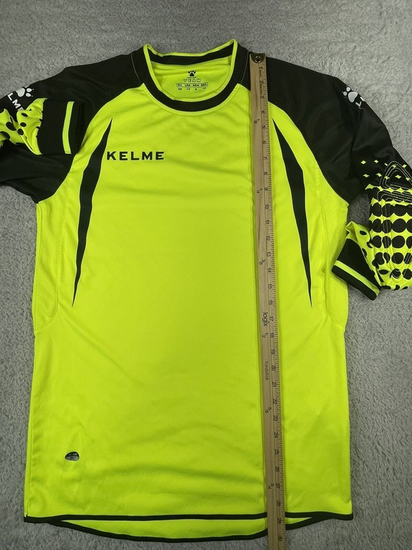 Kelme Team Long Sleeve Soccer Goal Keeper Jersey Shirt Men's Size US 14 Yellow gallery