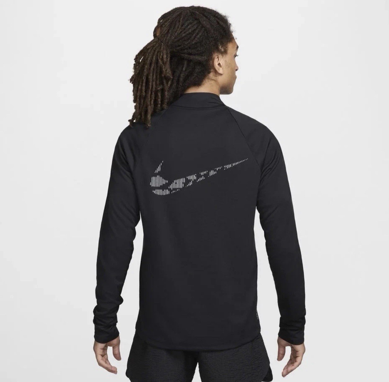 Mens L Nike Dri-Fit Running Division Element 1/2 Zip Mid Layer Top FZ0620-010 gallery