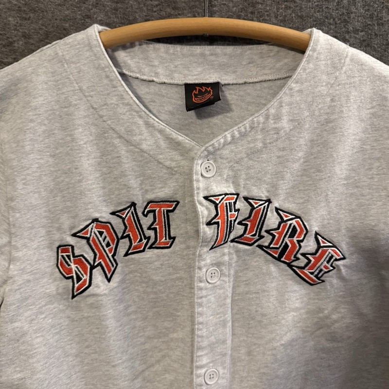 Spitfire Skateboard Wheels Baseball Jersey Medium Back Logo 319 gallery