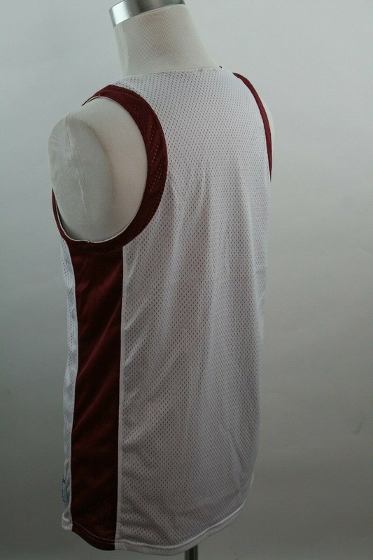 Champion Mens Mesh Tank Basketball Jersey Practice Reversible Cardinal/White Med gallery