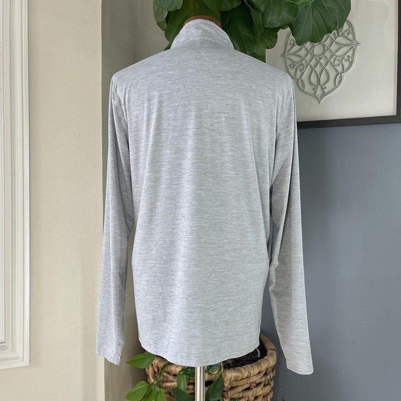 Vuori Ease 2.0 Half Zip Pullover Mens M Gray Embroidered GUC gallery