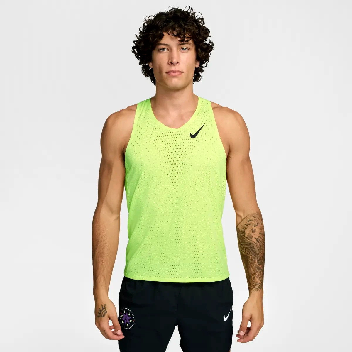 Mens Size Small Nike AeroSwift ADV Running Singlet Dri-FIT FN4231–736 gallery