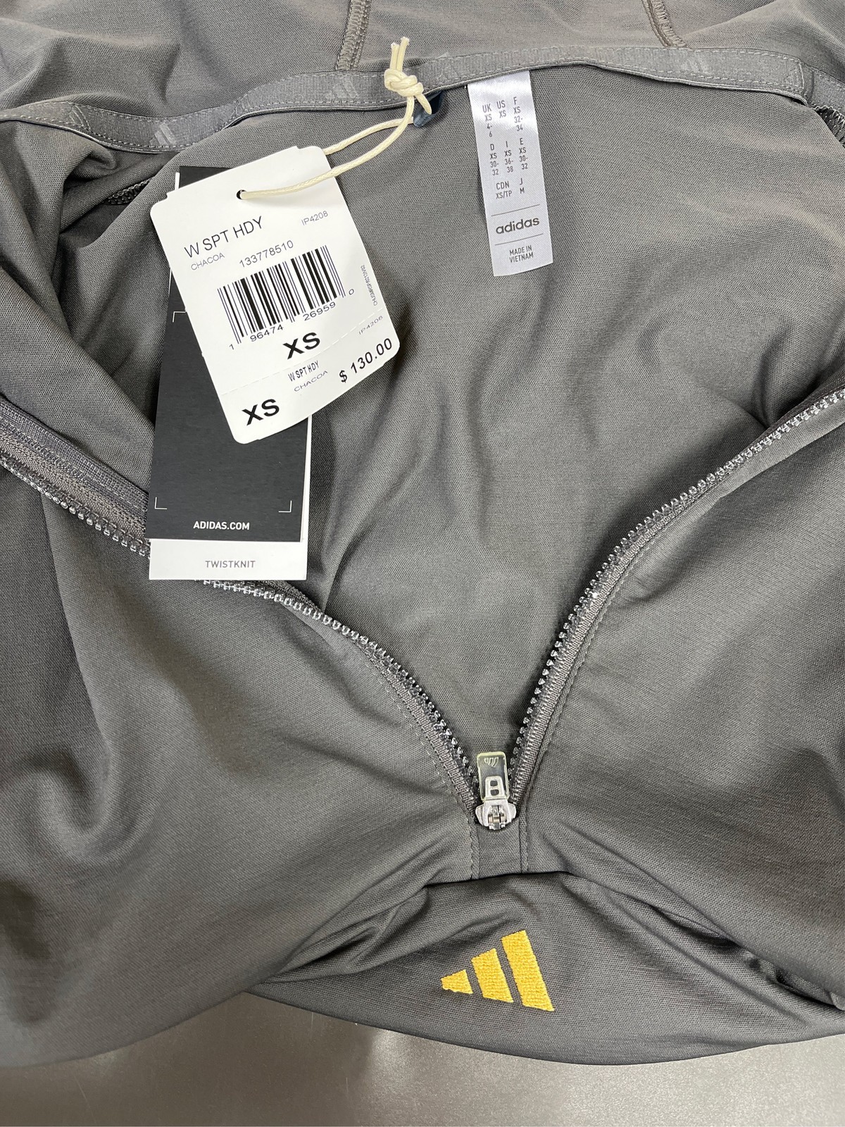 Adidas Men's Lightweight Performance Quarter-Zip Hooded Pullover gallery