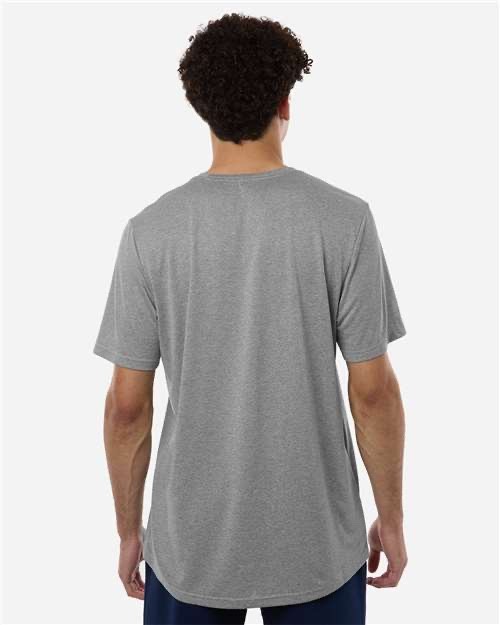 Adidas Men's Large Black Performance T-Shirt Crew Neck Athletic Tee gallery