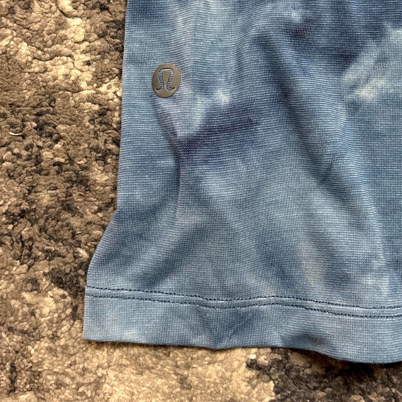 Lululemon Always Agile Short Sleeve Shirt Mens XL Blue M3CICS Performance Gym gallery